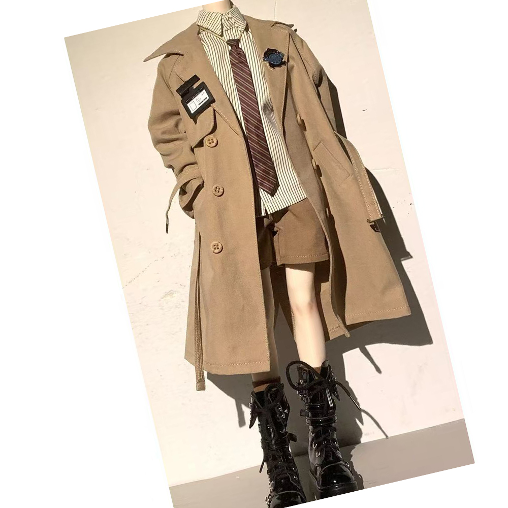 Vintage Collectible And Vintage Dolls - Setelan Jas Angin Detektif Vintage untuk