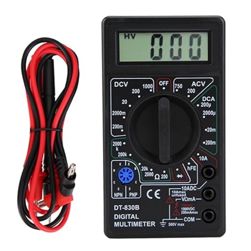 Analog Meter Gauge - Multimeter Digital Penguji Multifungsi DT830B Voltmeter