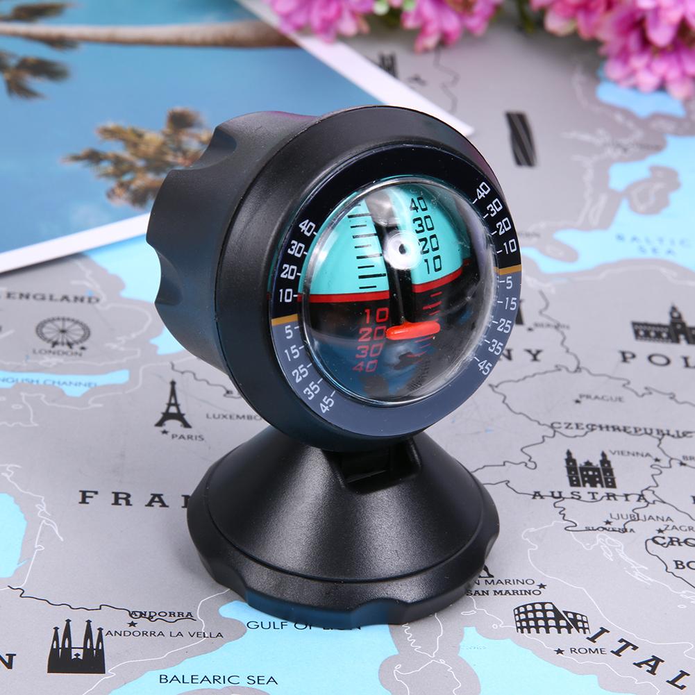 Analog Meter Gauge - Indikator kemiringan mobil, Inclinometer mobil multifungsi,
