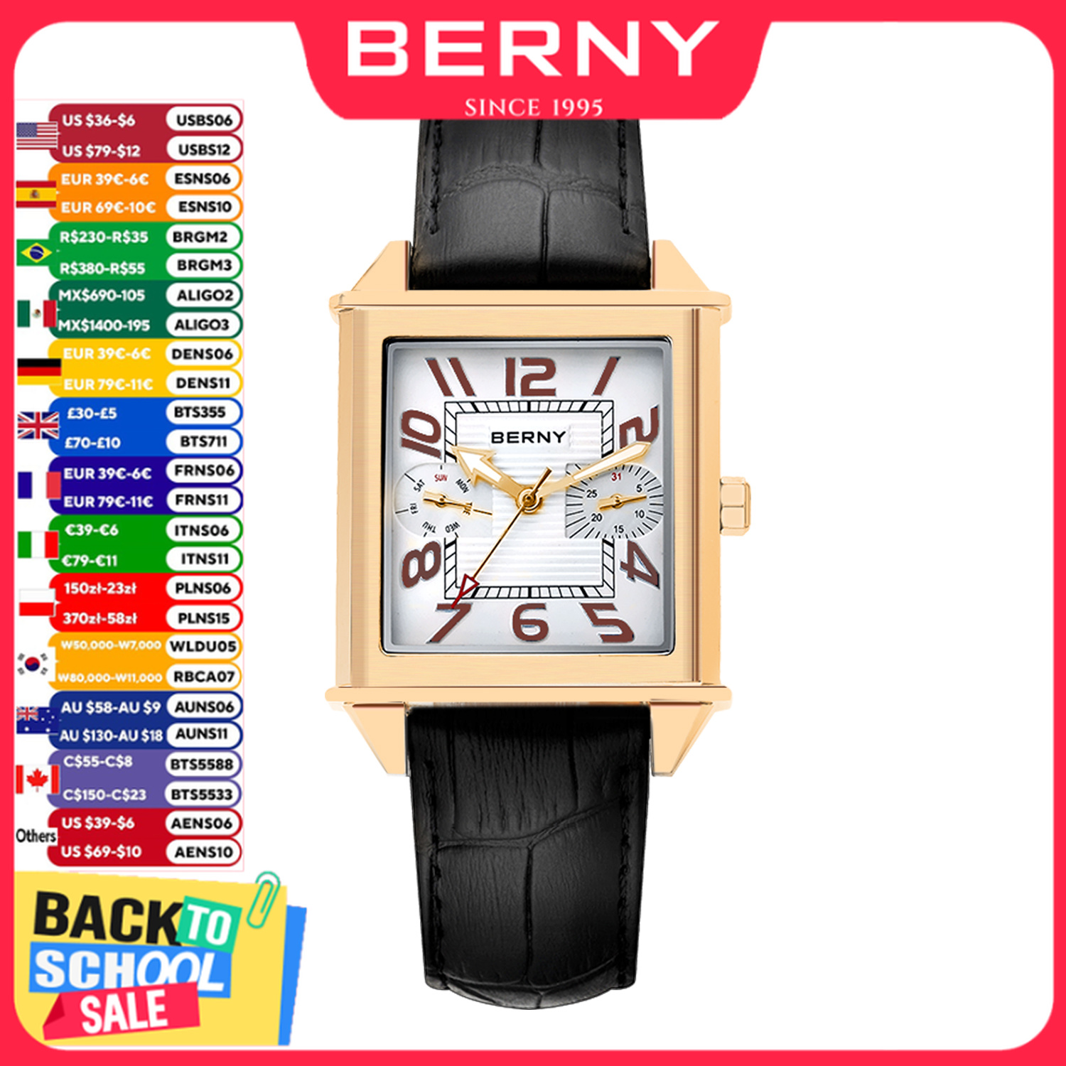 Vintage Watch Collecting - BERNY 6P25 Jam Tangan Kuarsa untuk