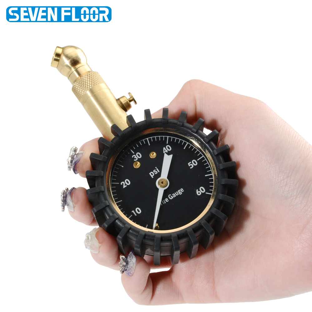 Analog Meter Gauge - Pengukur Tekanan Ban 0-60PSI 2