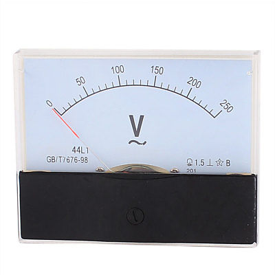 Analog Meter Gauge - 44L1 AC 0-250V Panel Analog Voltmeter