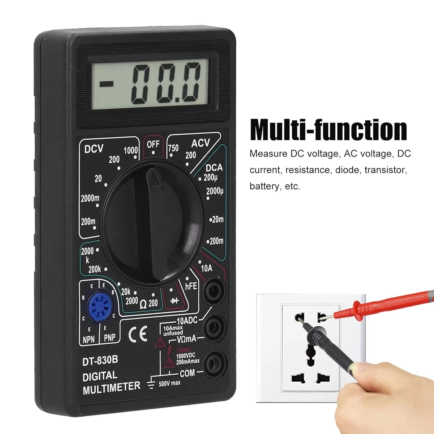Multimeter Digital Penguji Mul - Analog Meter Gauge ulasan dan harga