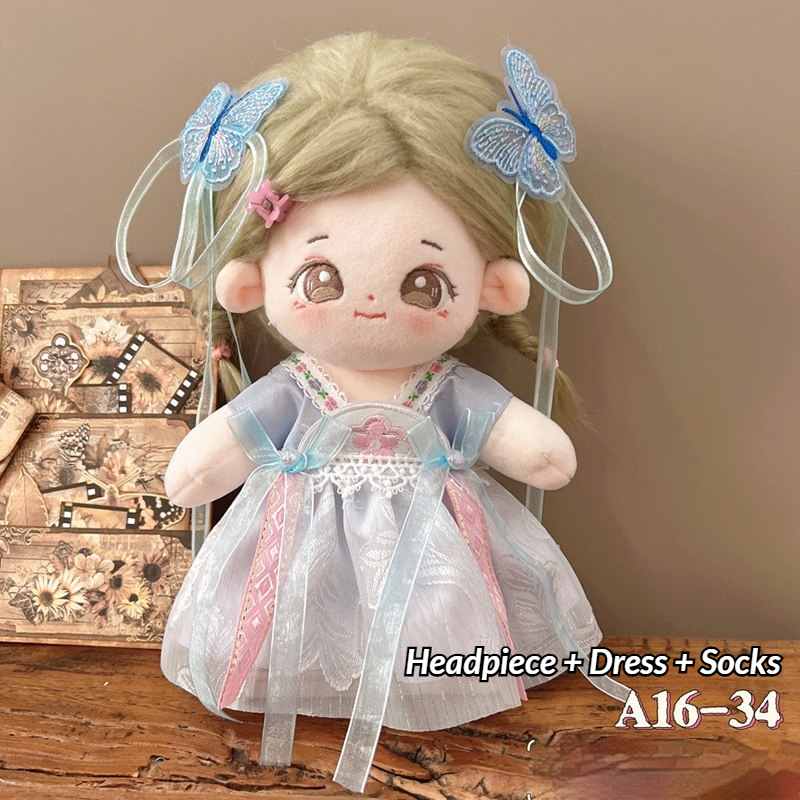 Pakaian Boneka Hanfu Gaya Cina - Vintage Collectible And Vintage Dolls ulasan dan harga