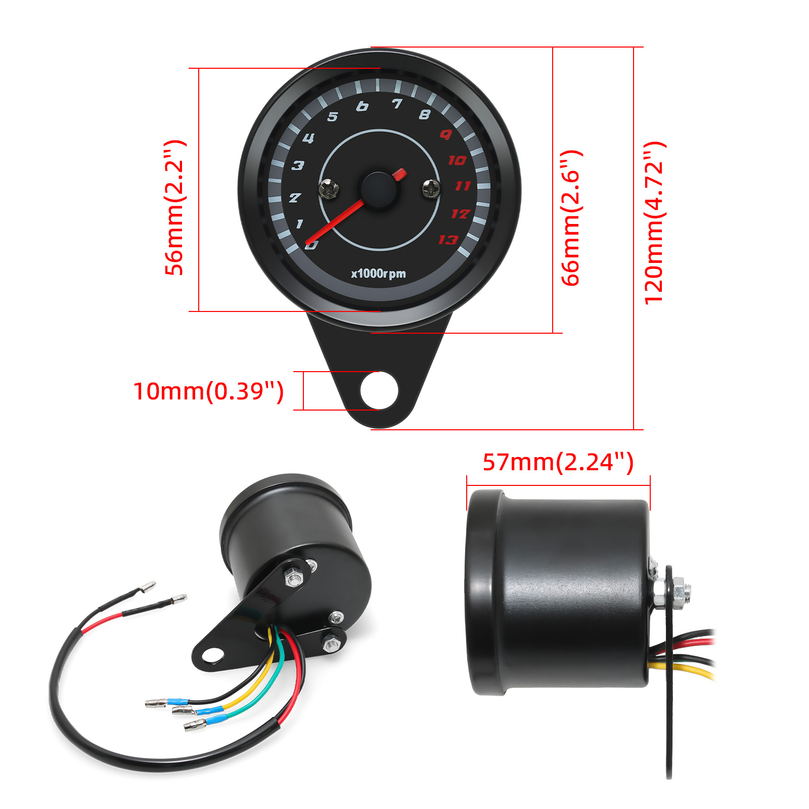 Meteran RPM 13000 Universal un - Analog Meter Gauge ulasan dan harga