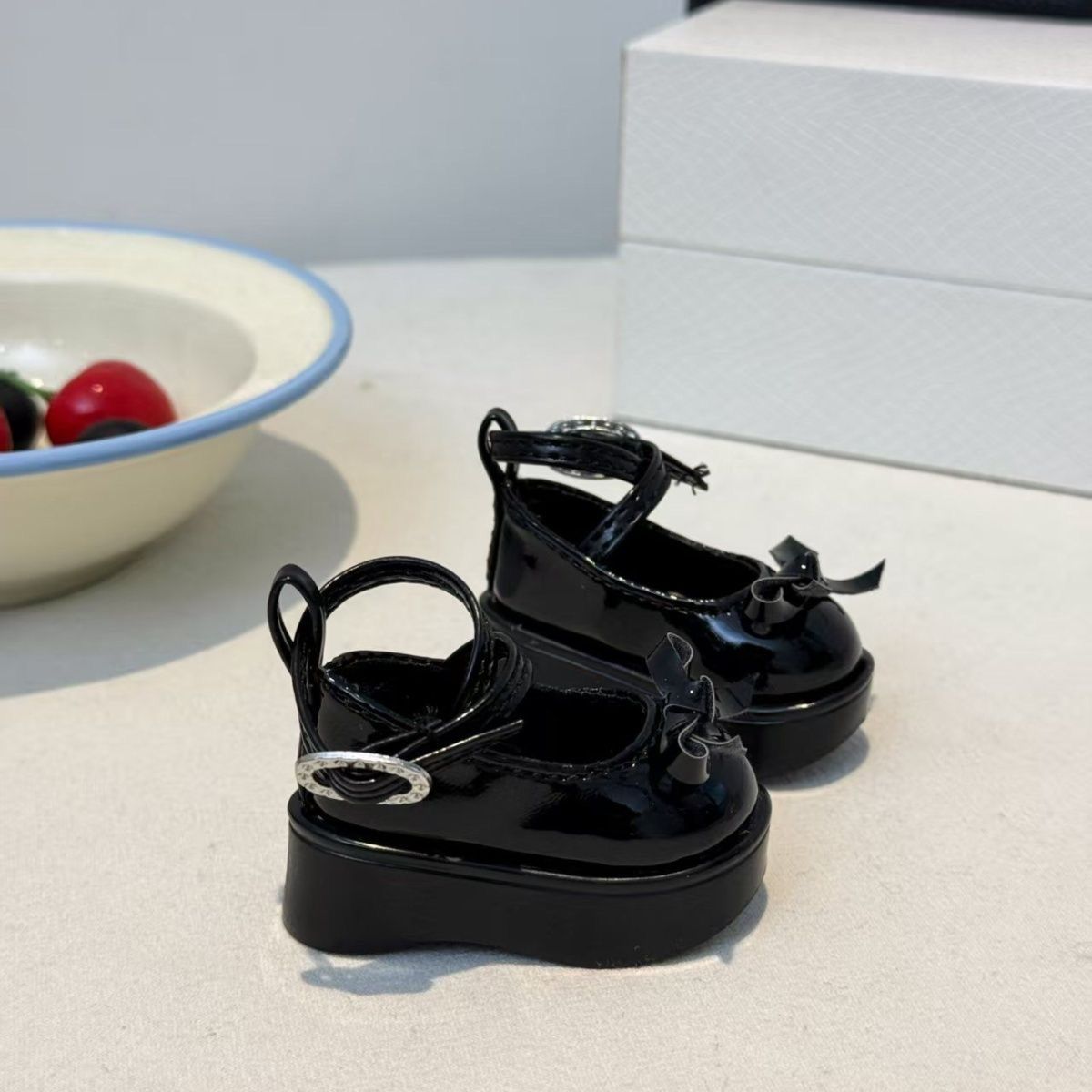 Sepatu Boneka Platform Cokelat - Vintage Collectible And Vintage Dolls ulasan dan harga