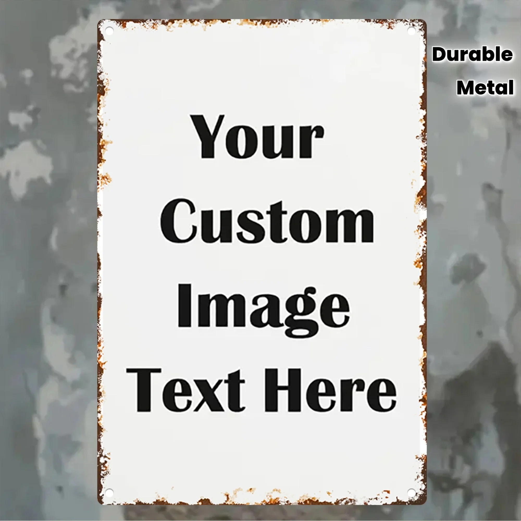 Papan Tanda Foto & Teks Kustom - Vintage Collectible Signs ulasan dan harga