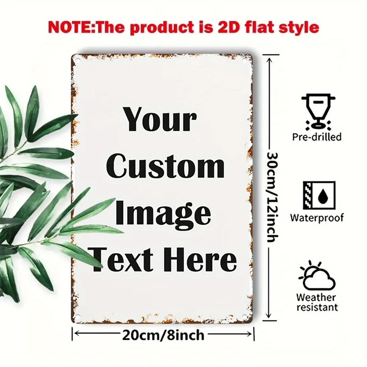 Papan Tanda Foto & Teks Kustom - Vintage Collectible Signs ulasan dan harga