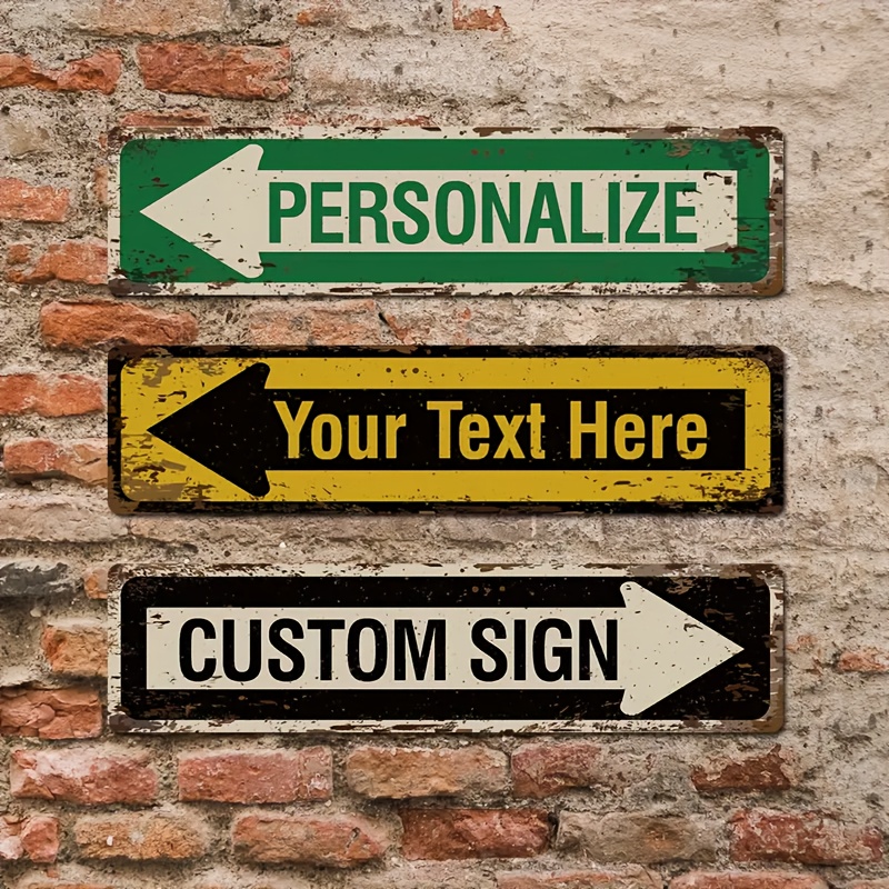 1PC Papan Nama Jalan Berbentuk - Vintage Collectible Signs ulasan dan harga