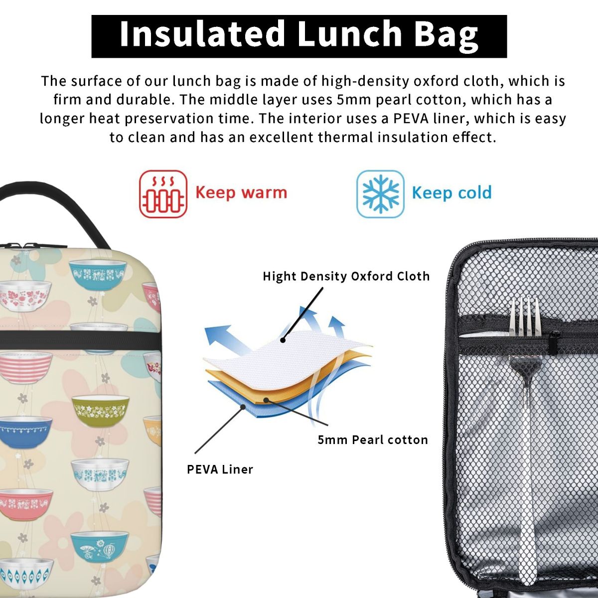 Tas Makan Siang Terisolasi Kol - Vintage Collectible Pyrex ulasan dan harga