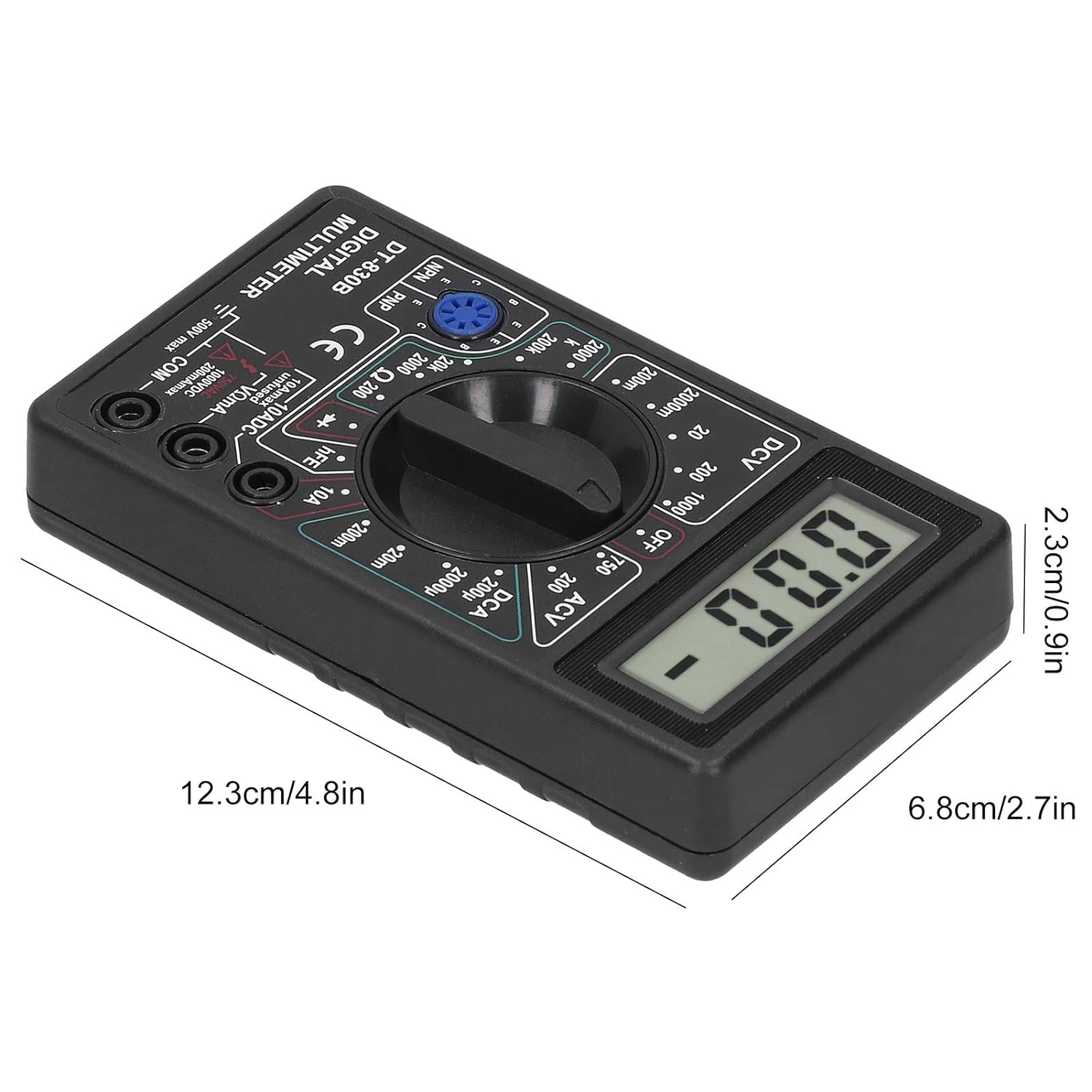 Penguji Multimeter Digital, DT - Analog Meter Gauge ulasan dan harga