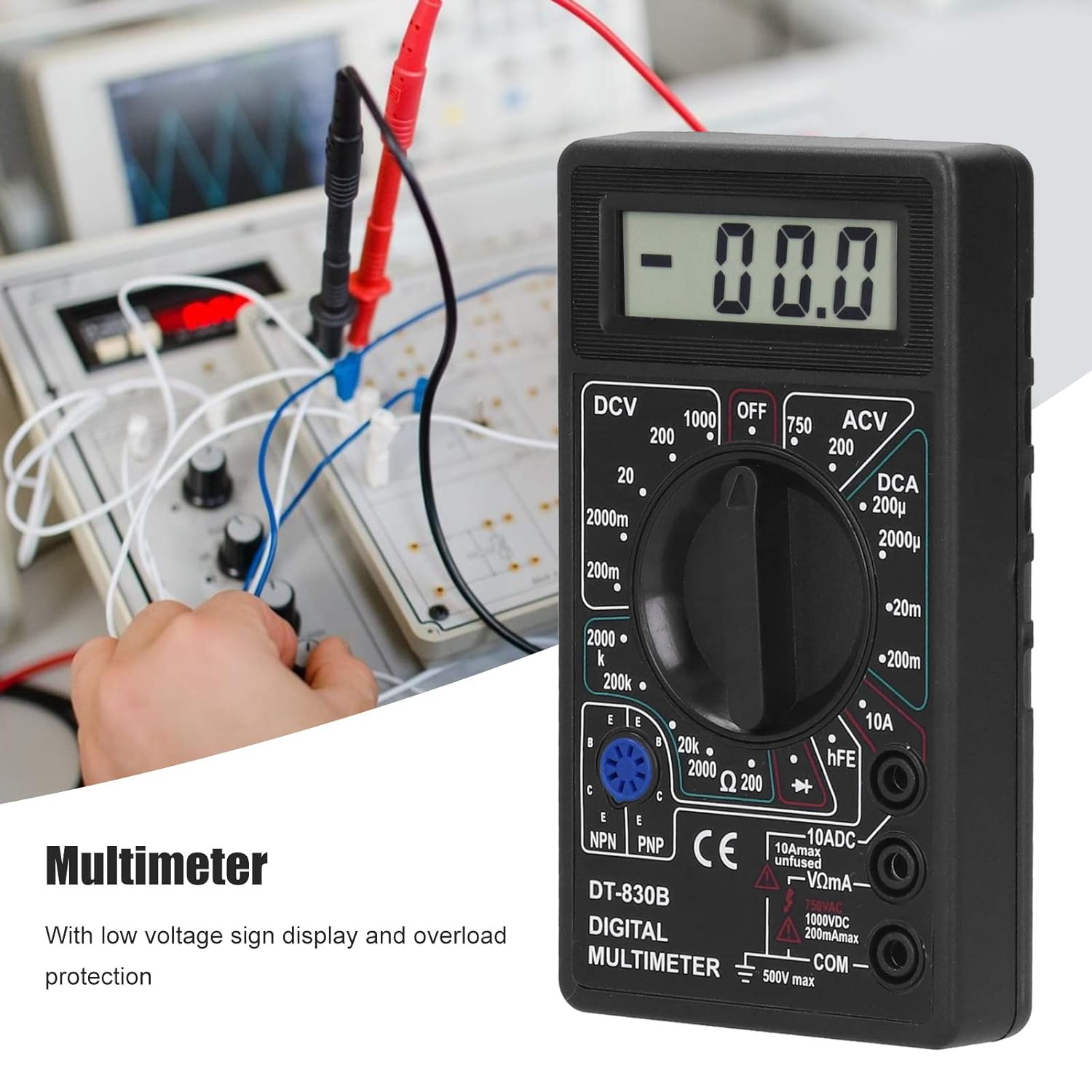 Penguji Multimeter Digital, DT - Analog Meter Gauge ulasan dan harga