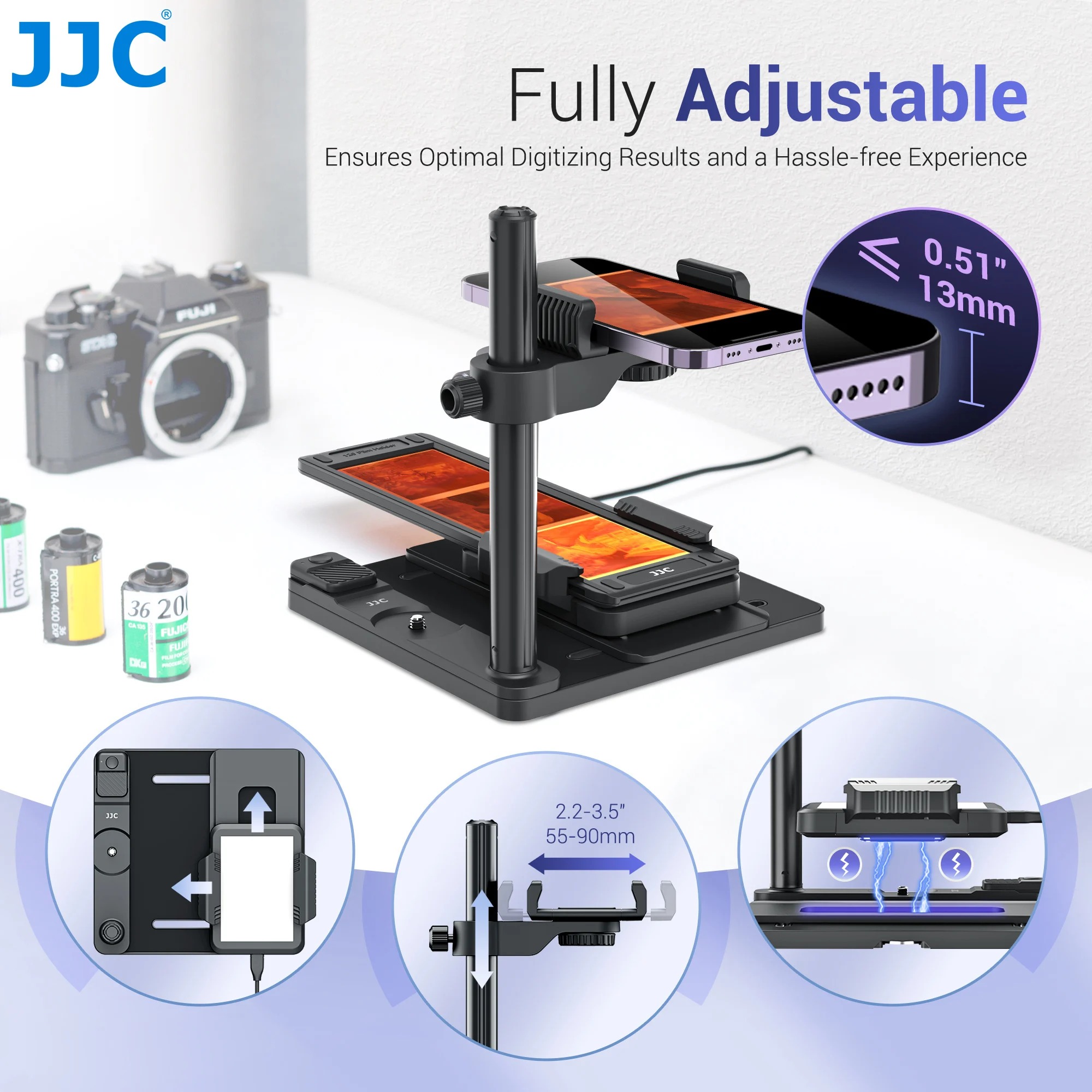 JJC Pemindai Negatif Film Pons - Slide Film 120 ulasan dan harga