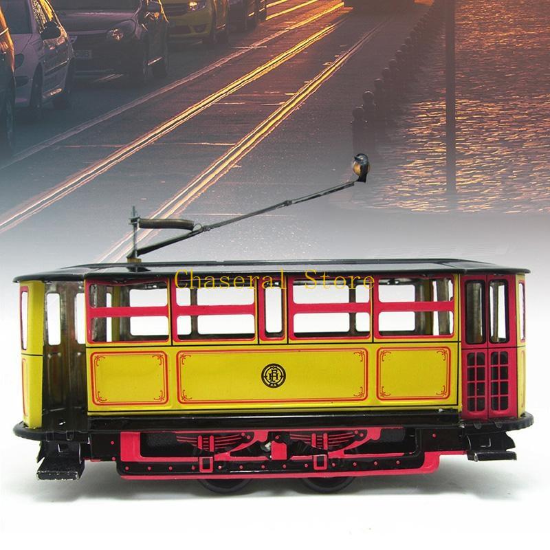 E7CE Retro Wind Up Up Tram Bus - Vintage And Collectible Toys ulasan dan harga