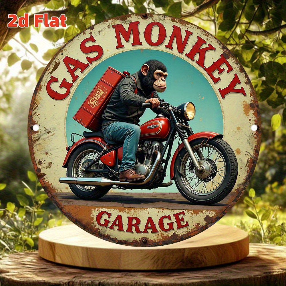 Seni Dinding Garasi Gas Monkey - Vintage Collectible Signs ulasan dan harga