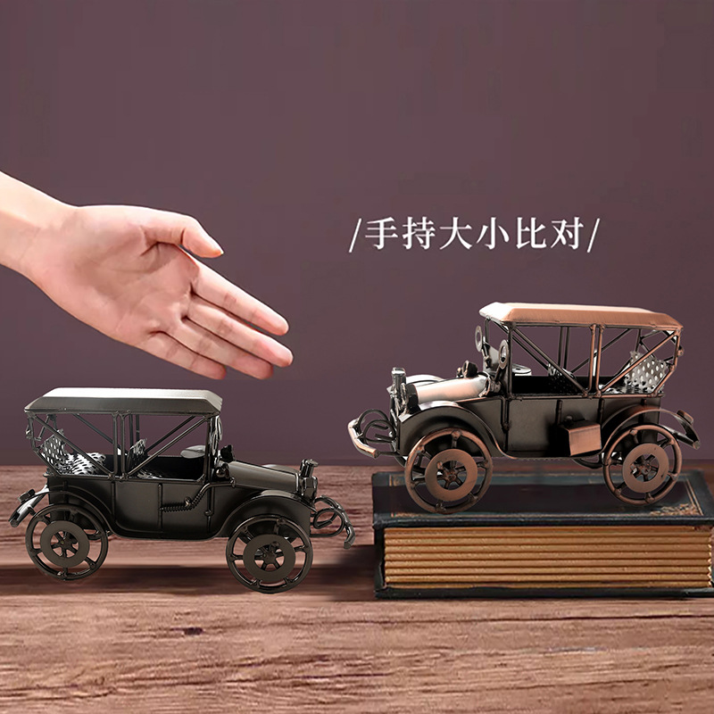 Ornamen Model Mobil Kuno Gaya  - Vintage Collectible Toys ulasan dan harga