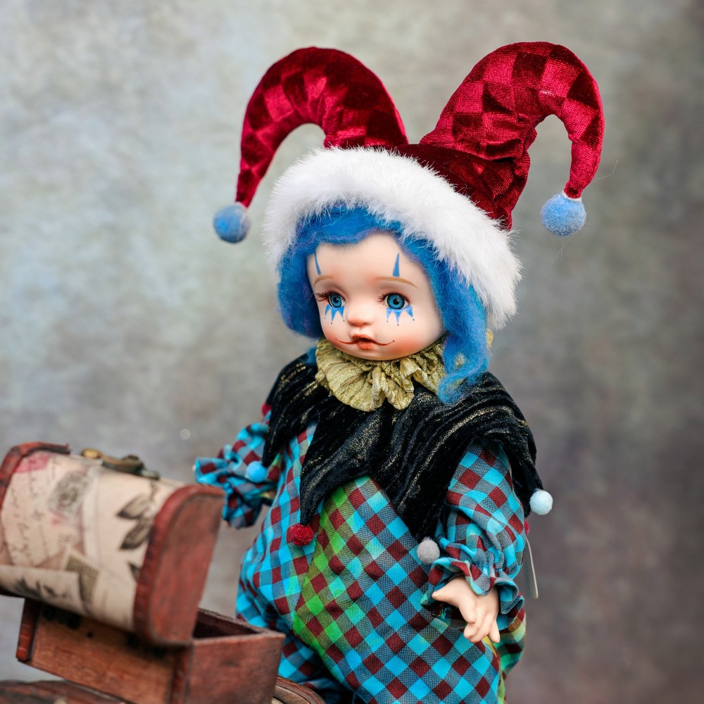 Hadiah Halloween Boneka Badut  - Vintage Collectible And Vintage Dolls ulasan dan harga