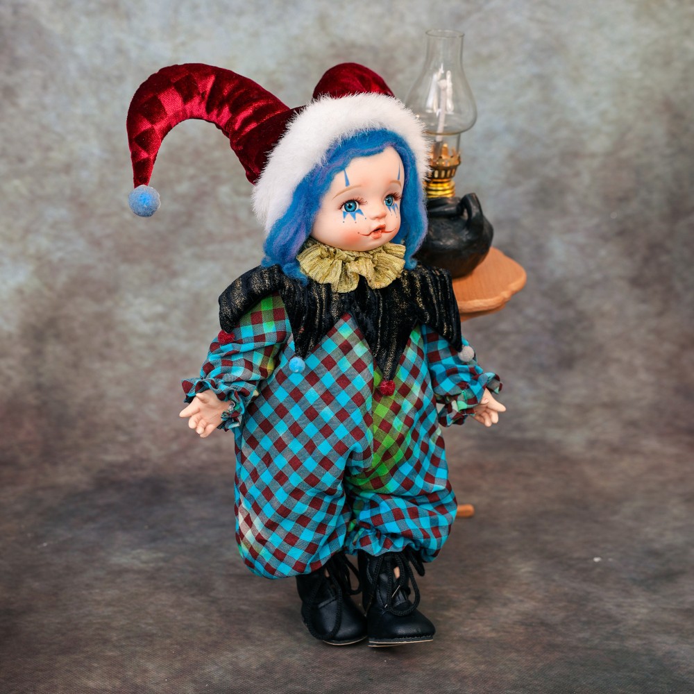 Hadiah Halloween Boneka Badut  - Vintage Collectible And Vintage Dolls ulasan dan harga
